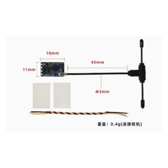 Récepteur Nano 2.4G ExpressLRS ELRS d'origine pour drones de course FPV Freestyle RC